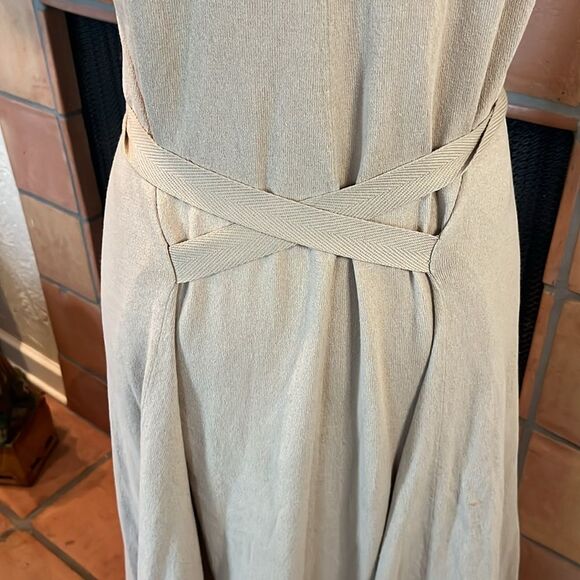 JOSEPH Calico Knit April Midi Belted Dress, size L - Picture 7 of 11